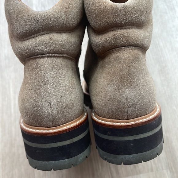 🎉Host pick🎉Marc Fisher Ltd Idaran Hiker Boot Light Cognac Suede Women’s 9.5 - Picture 7 of 13